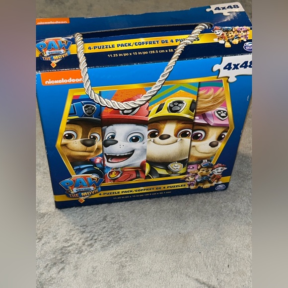 Nickelodeon Paw Patrol the Movie: 4 Puzzles Each W/48 Pieces *Complete* - Picture 7 of 7